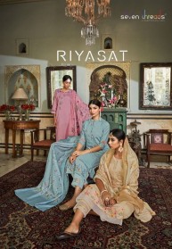 Seven Threads Riyasat Roman Silk Kurtis